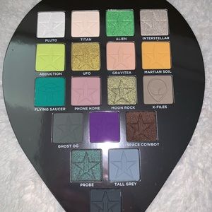 new and unswatched jeffree star alien palette